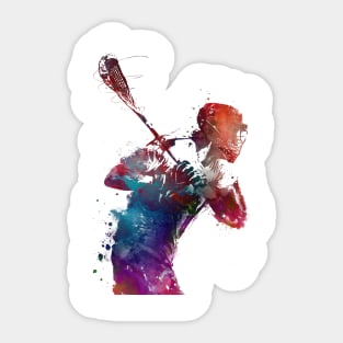 Lacrosse sport art #lacrosse #sport T-Shirt Sticker